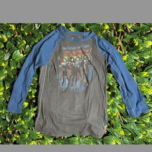 KISS US 77 Tour Baseball Style Band T Women's Size L